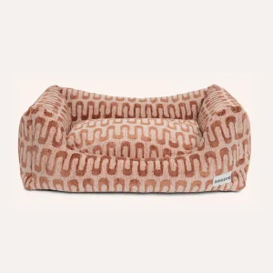 Dogguo hondenmand retro wave - beige