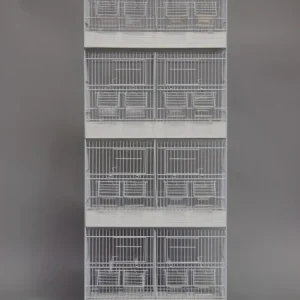 Domus Toren vier hoog wit (50 x 27 x 128 cm)