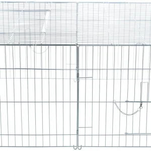 Trixie Natura Knaagdierren Met Dak Gegalvaniseerd Metaal