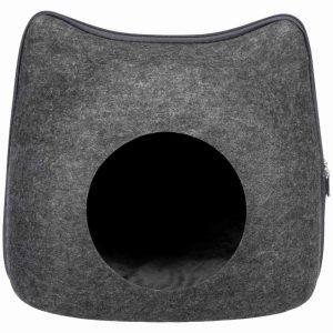 Trixie Relax Iglo Kat Vilt Grijs