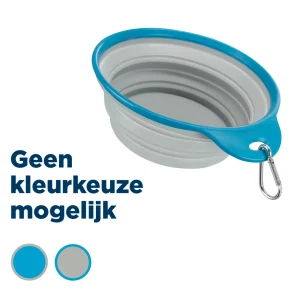 Trixie Voerbak / Drinkbak Reis Stevige Rand Siliconen Assorti