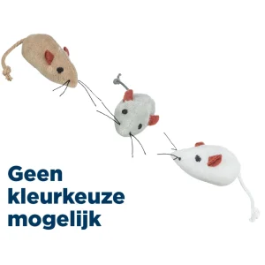 Trixie Pluche Muizen Assorti