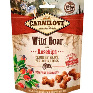Carnilove Crunchy Snack Everzwijn / Rozenbottel