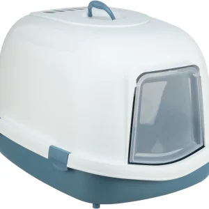 Trixie Kattenbak Primo Xxl Top Met Kap Blauw / Wit