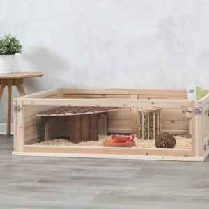 Trixie Indoor Ren Cavia Hout / Plexiglas