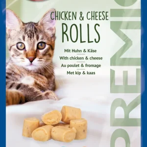 Trixie Premio Kip & Kaas Rolletjes Voor Katten Glutenvrij
