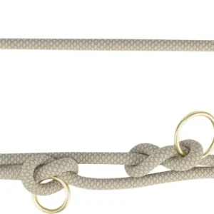 Trixie Soft Rope Hondenriem Verstelbaar Grijs / Lichtgrijs
