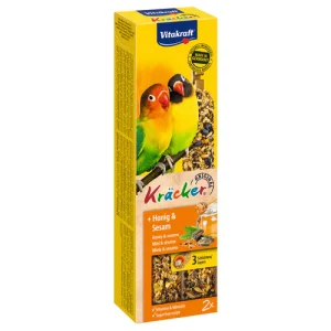 Vitakraft Agapornis kracker honing 2 stuks Honing