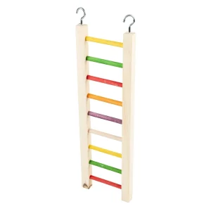 Kleurrijk houten ladder meerkleurig 46 cm