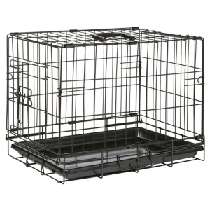 Bench 1-deurs Zwart 47x30x37 cm