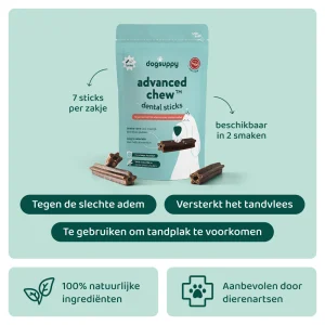 Advanced Chew Dental Sticks 🌿 7 Sticks per zakje