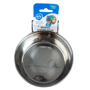 Duvo Plus Coop Cup Inox met Haak voor Vogels
