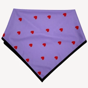Hearts - Paars - Bandana