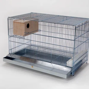 DOMUS Broedkooi Draadkooi Verzinkt (70 x 40,5 x 46 cm) met Broedblok