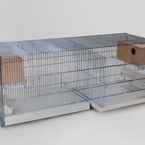 DOMUS Broedkooi Draadkooi Verzinkt (120 x 50 x 44 cm) – Compleet met Broedblok