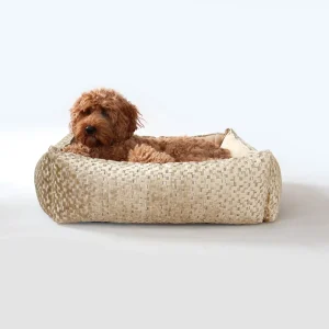 Hondenmand Jacquard beige Petlife Overseas