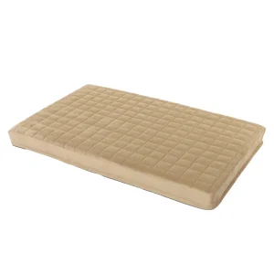 Velourse hondenbench matras beige Petlife Overseas