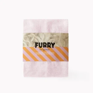 Honden droogdoek roze Furry Original
